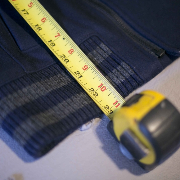 J.Crew Collection shearling bomber jacket | Navy | size 4 - Picture 13 of 16